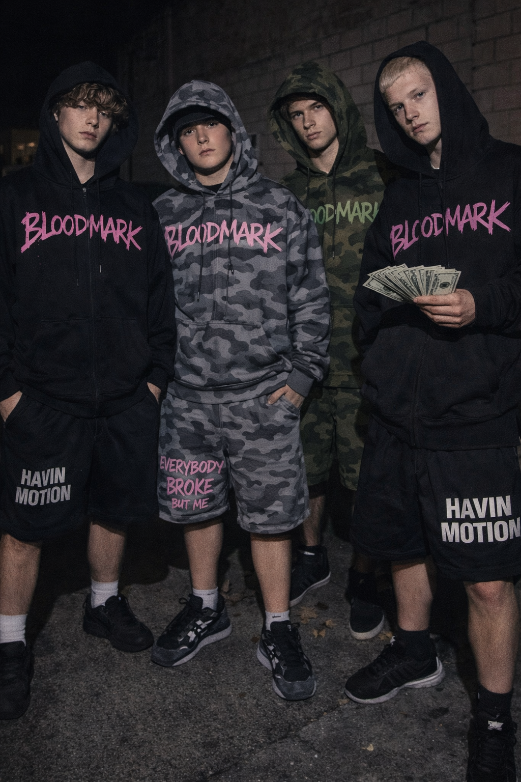 BLOODMARK™ FATIGUE ZIP HOODIE